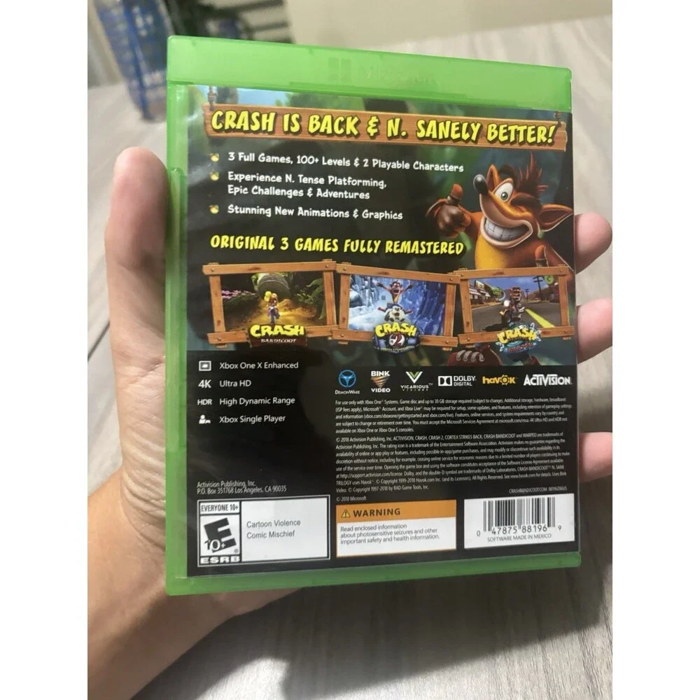 Crash Bandicoot N. Sane Trilogy - Microsoft Xbox One